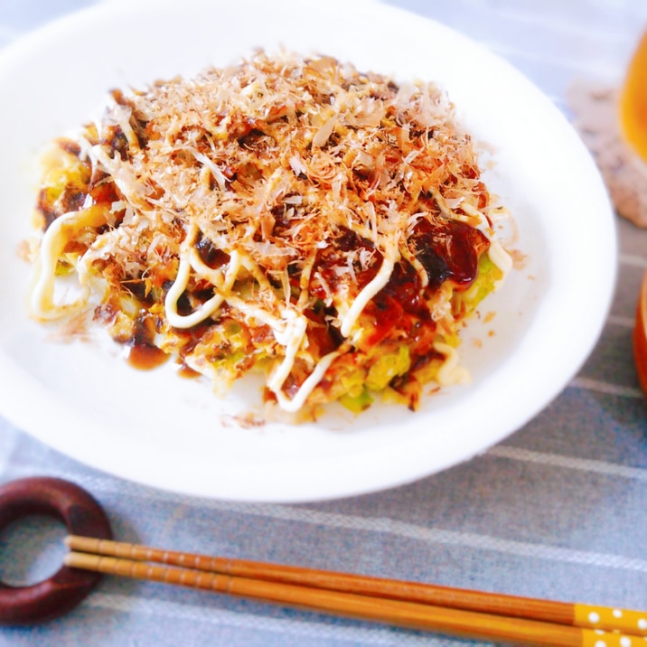 きゃべつと卵と小麦粉と水だけのお好み焼き レシピ 作り方 By 旦那にどらと呼ばれる私のぶちこみレシピ 楽天レシピ